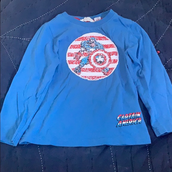 👦H&M captain America toddler shirt - Picture 1 of 6